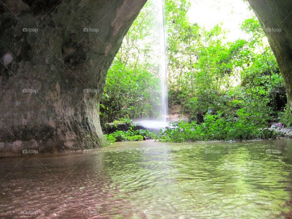 Cave in the amazon jungle 