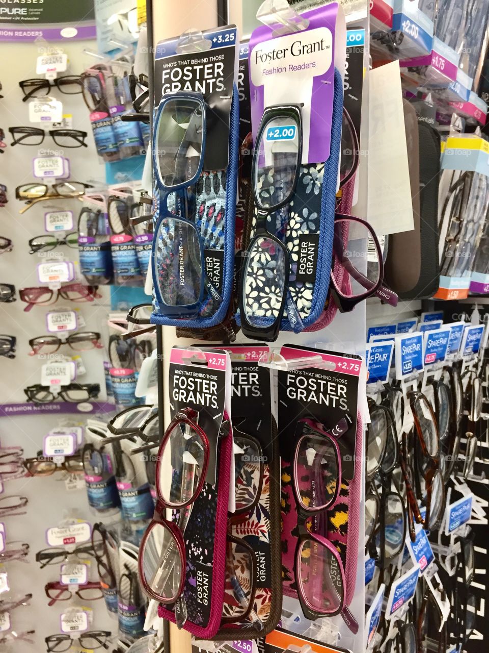 Glasses at store 