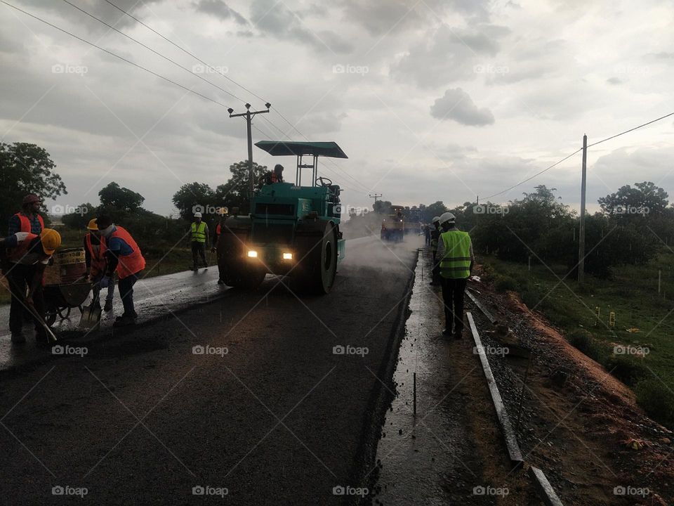 Road Construction, Trincomalee, Srilanka