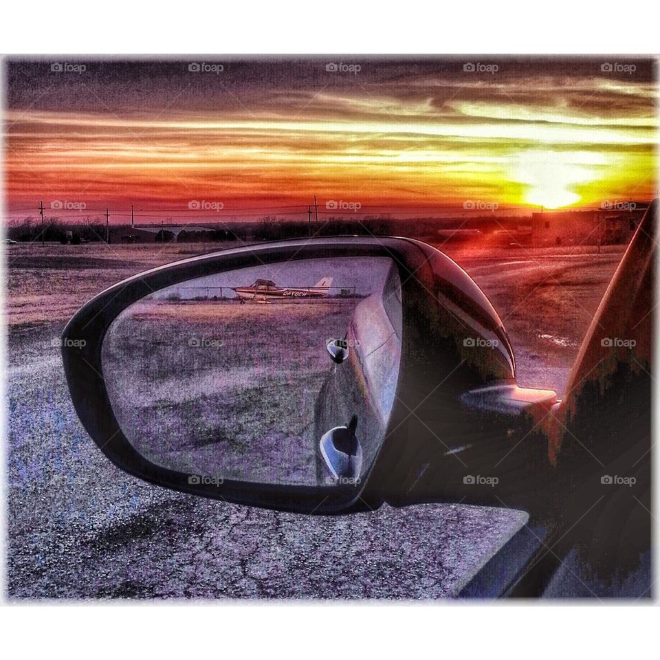 Sideview mirror - Halliburton Airfield