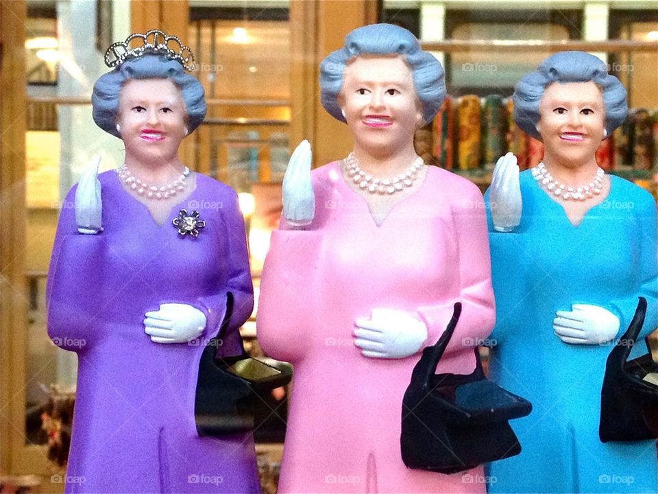 Three times the Queen