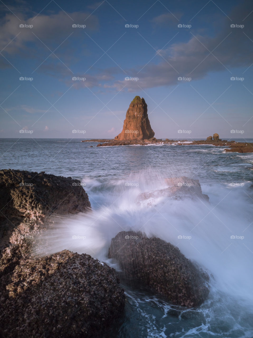 Morning in papuma beach