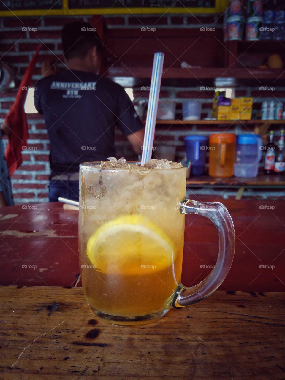 Ice Lemon Tea.