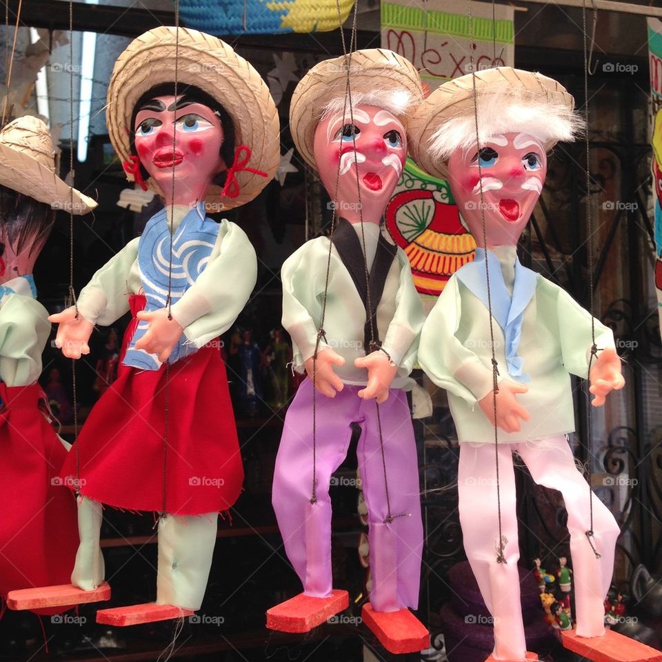 Mexican marionettes 
