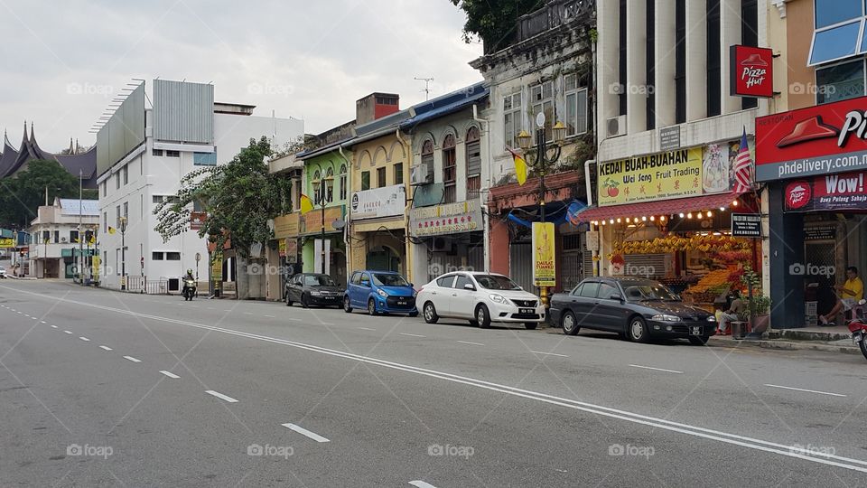 Part of Seremban town which is mostly Chinese
