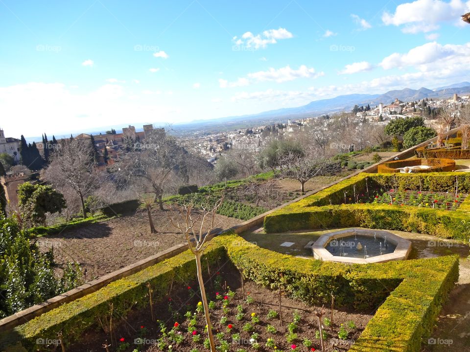 Alhambra in Granada, Spain