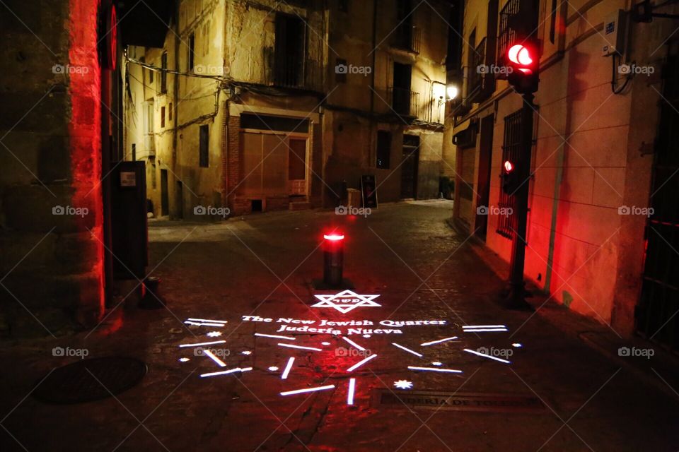 In the Jewish quarter of Toledo in Spain 