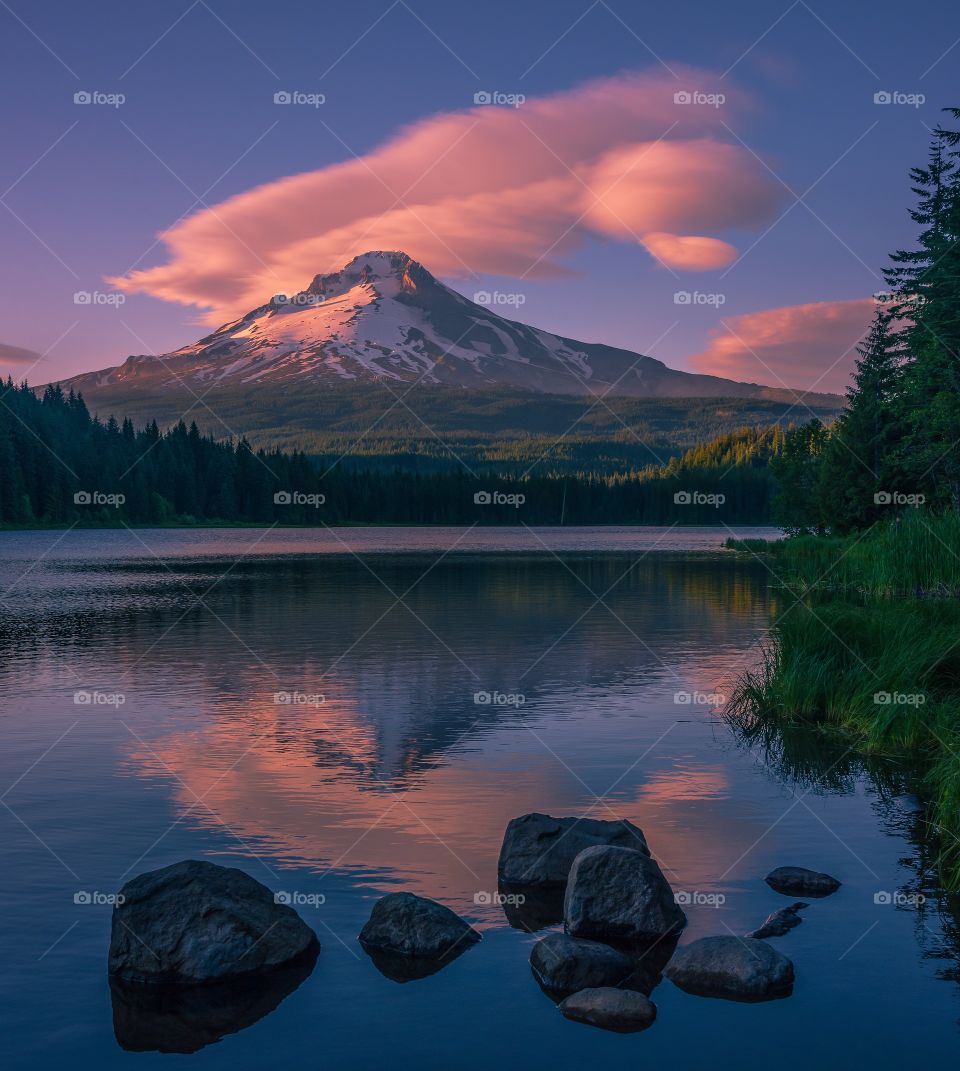 Trillium Lake sunsets 