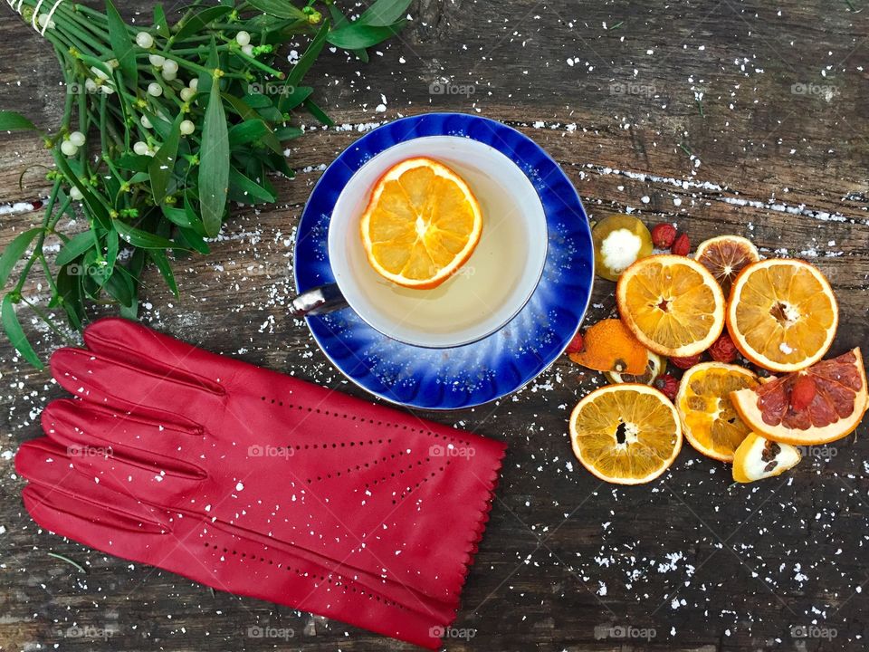 orange and cinnamon tea