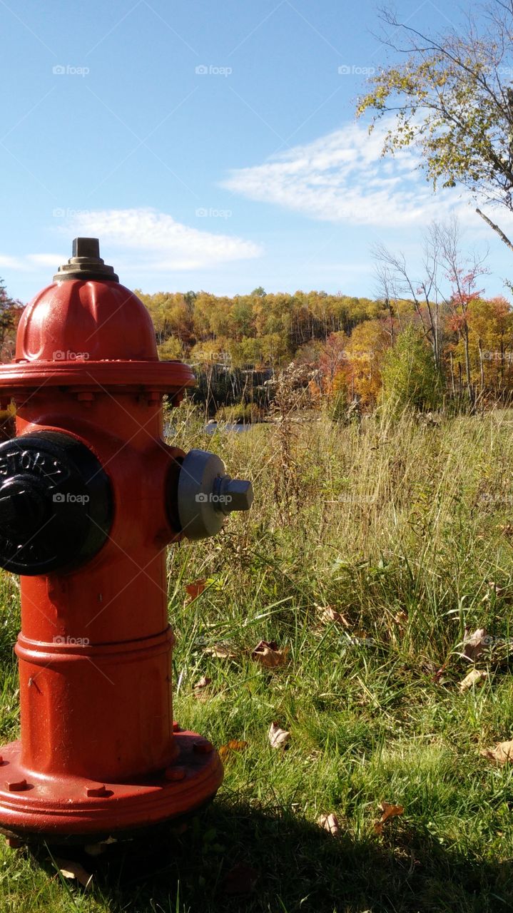 Fire water in the middle of nowhere