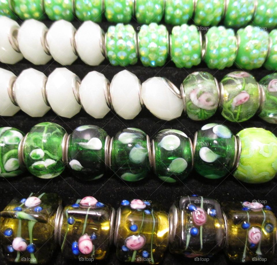 Green Jewelry Beads