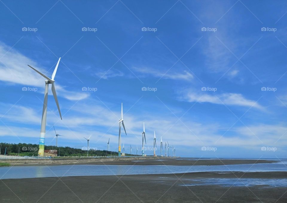 Battle: Summer vs. Spring -- Summer at Gaomei wetland, Taichung, Taiwan