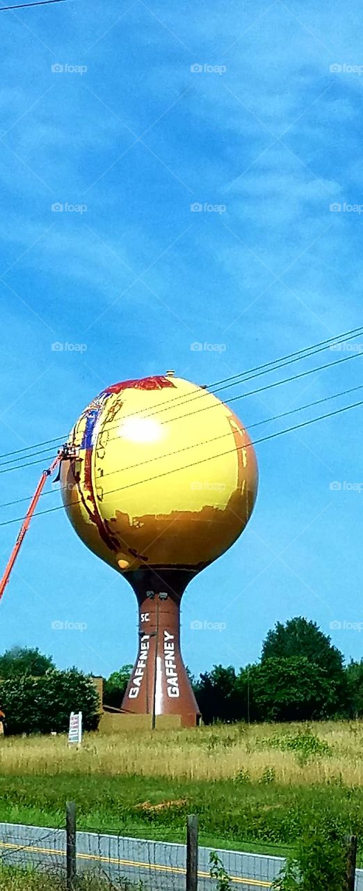 Gaffney Peach getting a new paint job