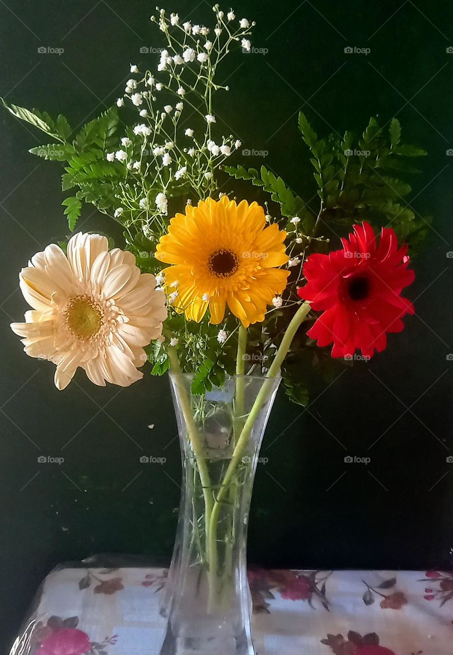 Flowers in a vase