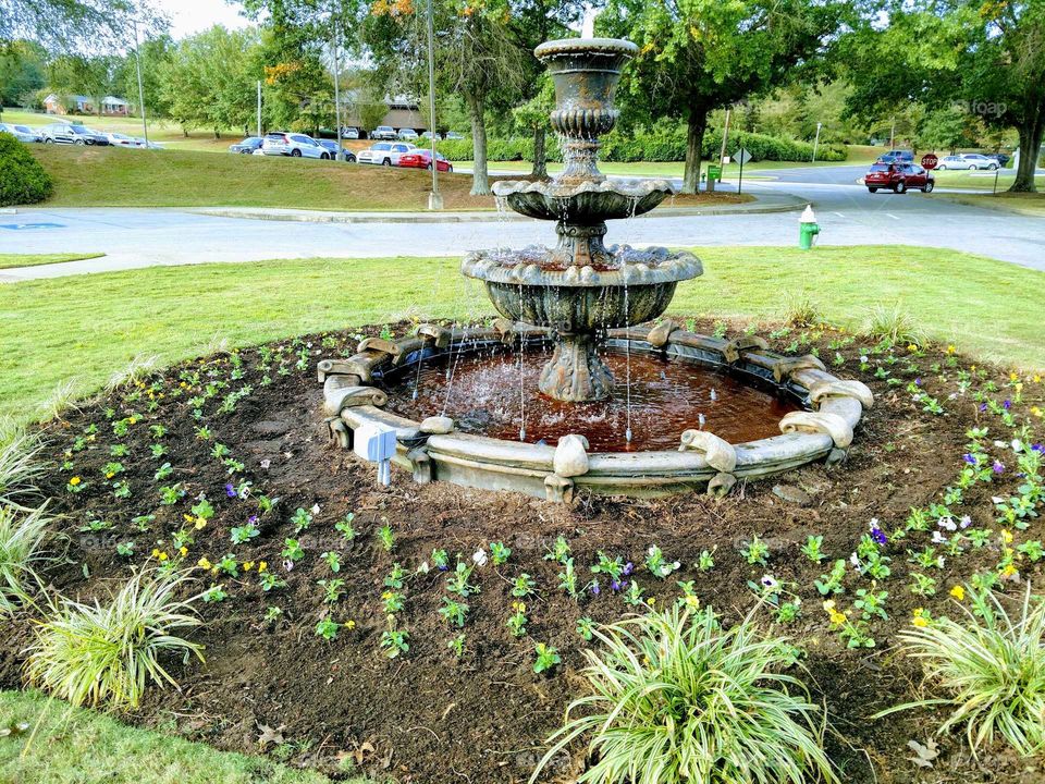 Water, Garden, Fountain, Pool, Park