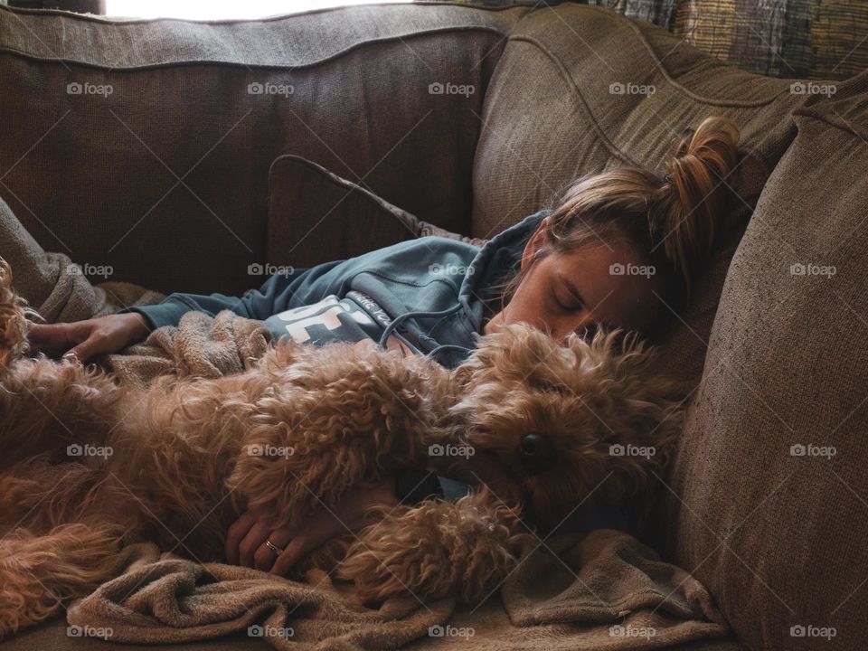 Living room is for cuddles and naptime