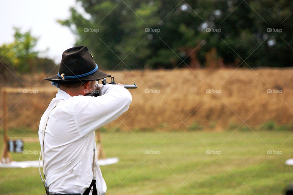 united states man hat gun by refocusphoto