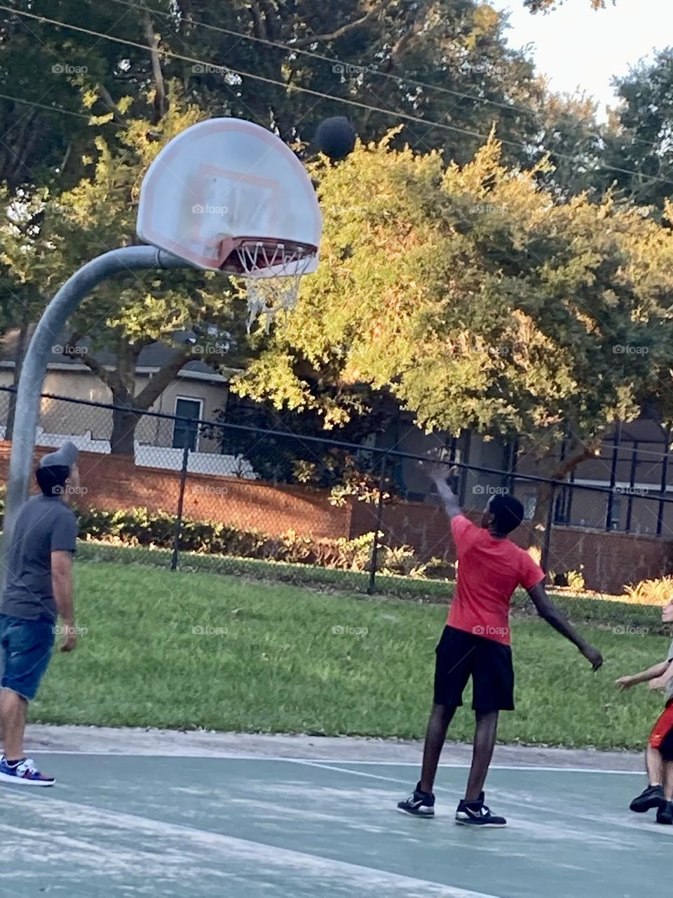 Staying fit while playing basketball 