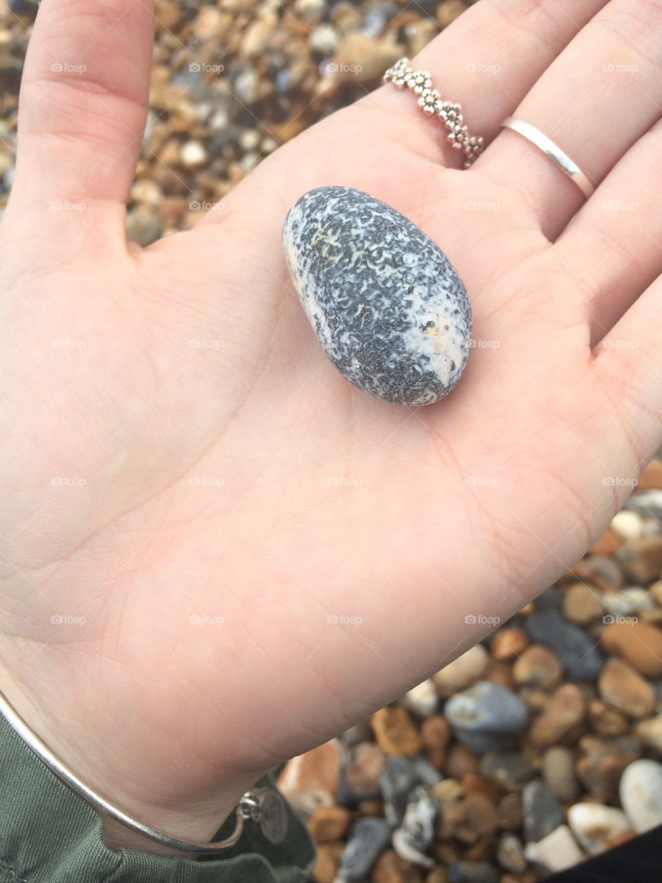 Speckled pebble