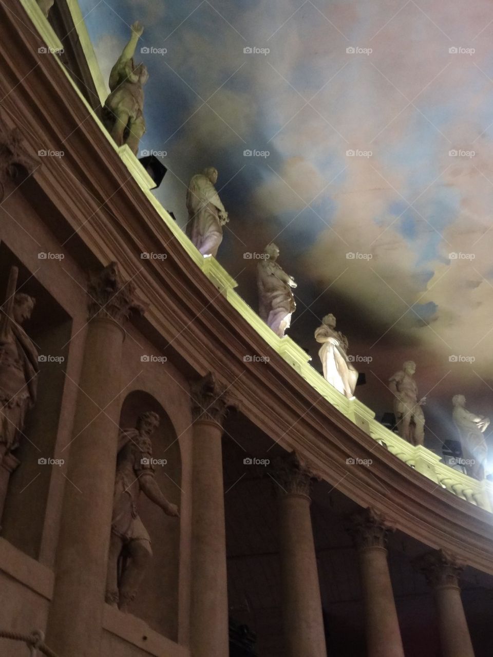 Interior of the Teatro Olimpico