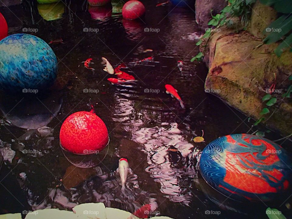 Glass Water Decorations 