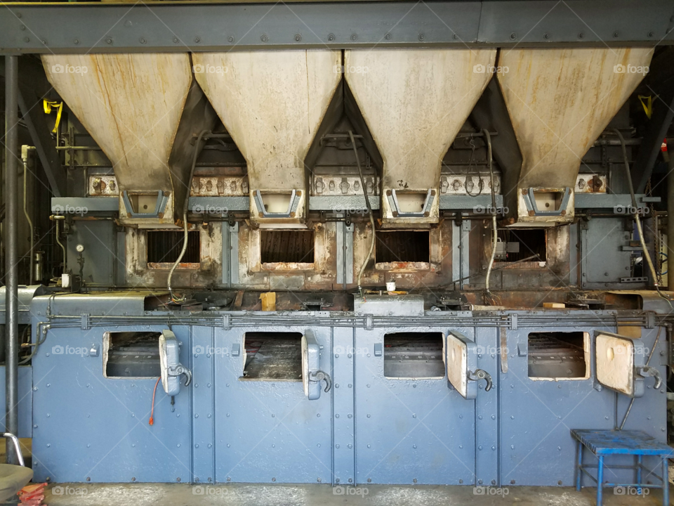 The beast. Ancient coal boiler sits waiting to be free and to burn again