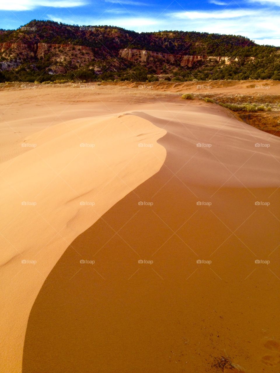 View of a desert against sky