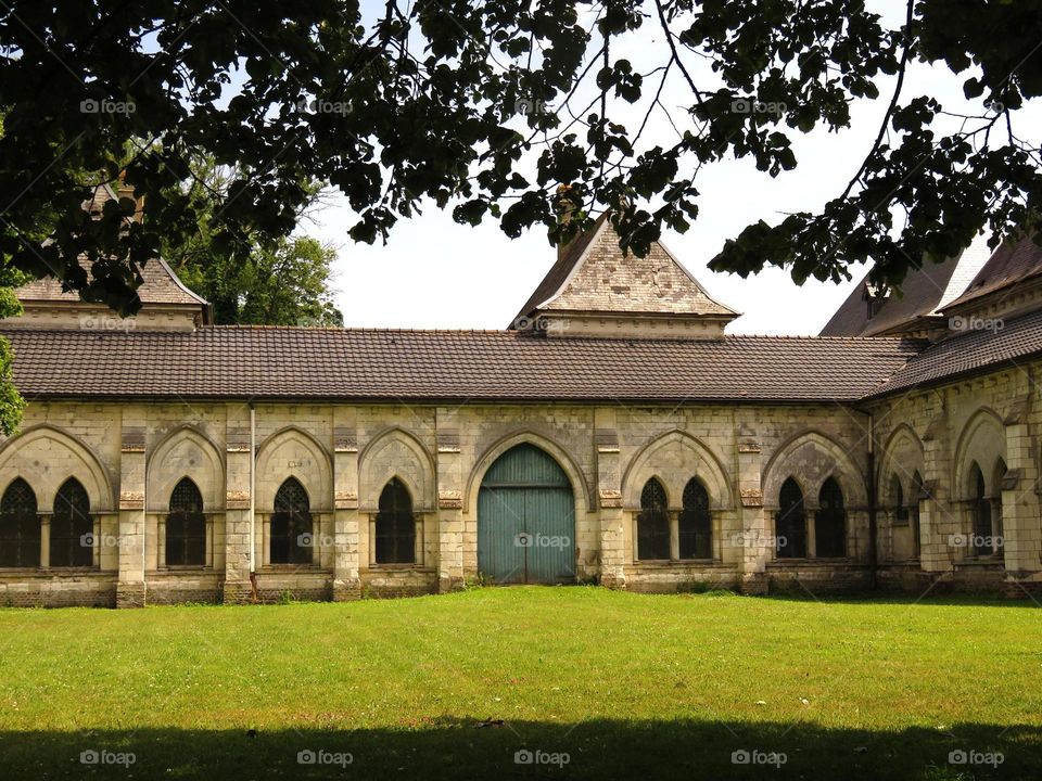 cloister. chartreuse of Neuville sous Montreuil France