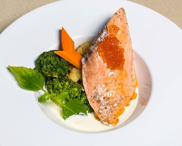Delicious sea food fish meals