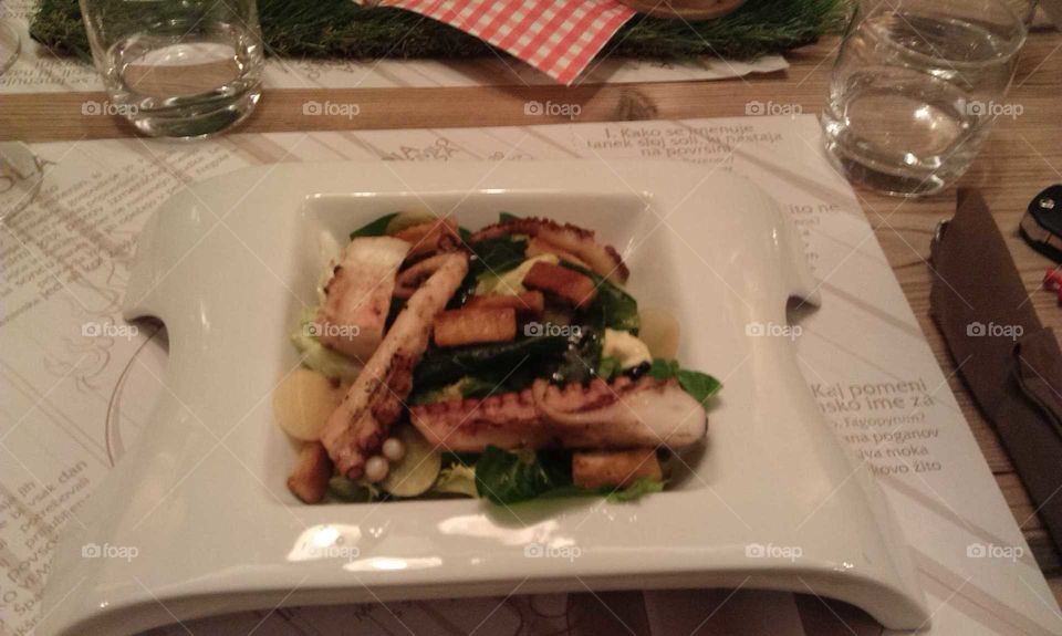 octipus salad