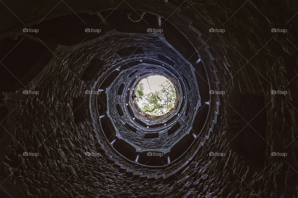 Initiation well, Quinta da Regaleira, Sintra, Portugal