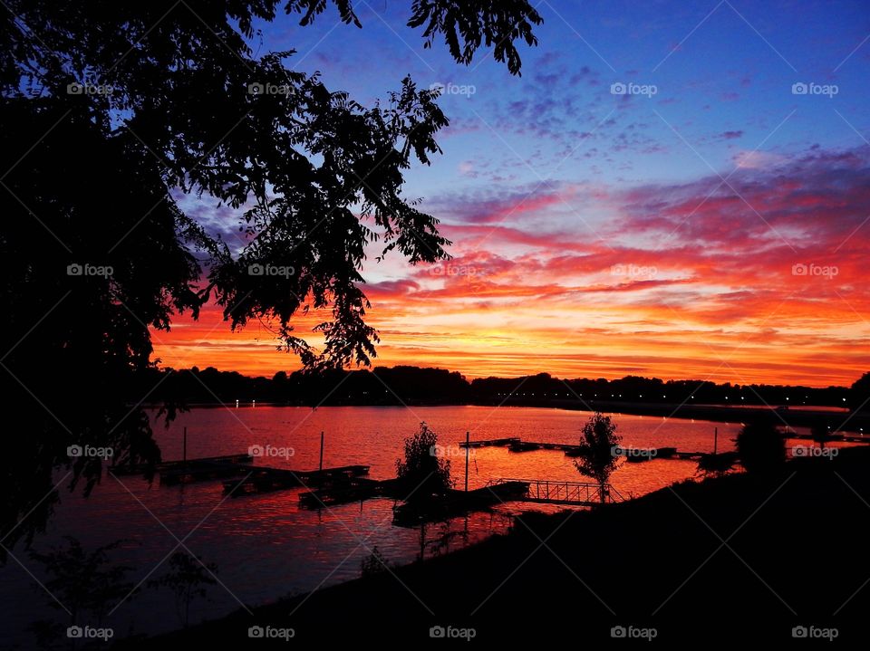 Beautiful Indiana sunset