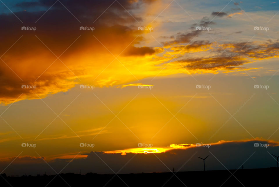 sunset sunlight by AS74