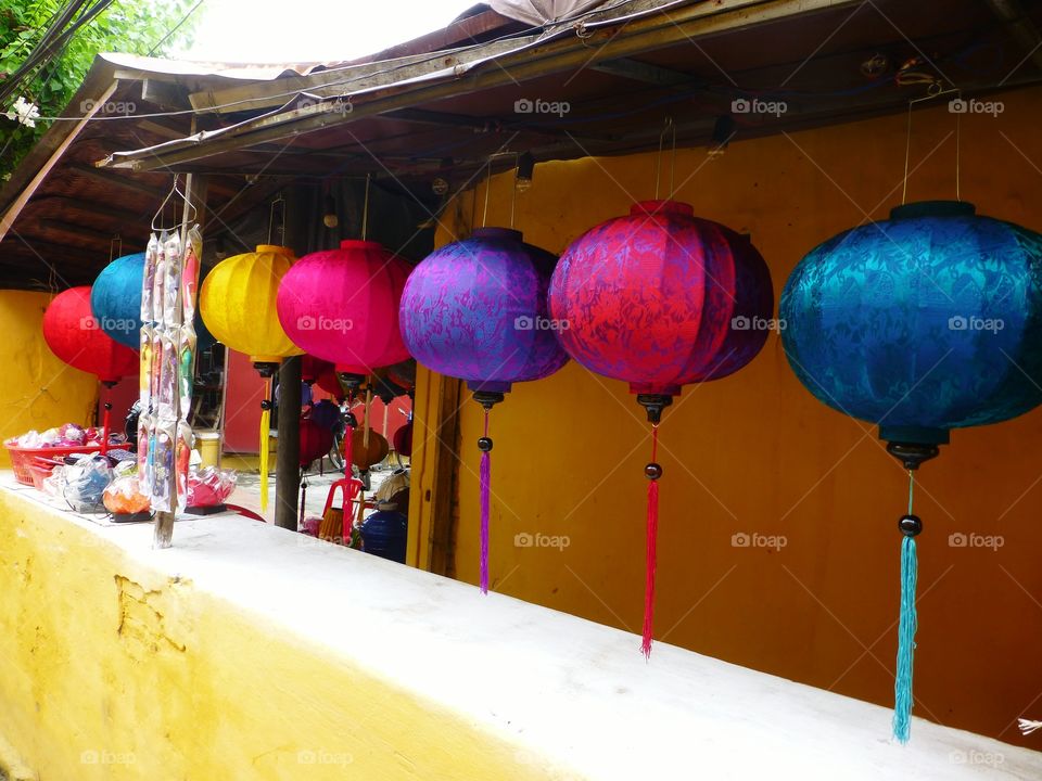 Typical lanterns vietnam
