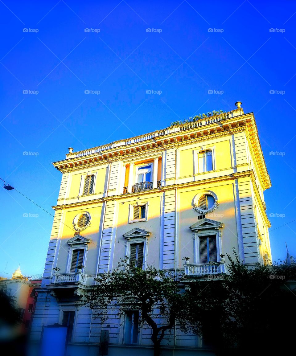 Yellow palace Rome