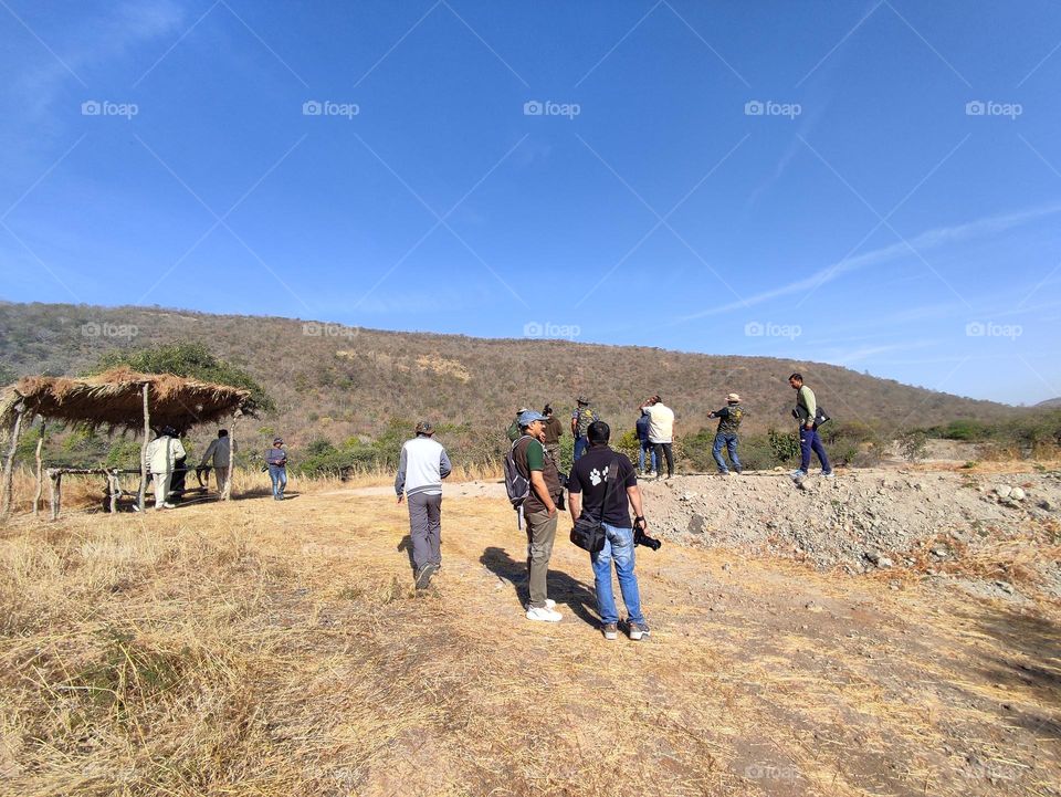 bird watching activity at Ralamandal sanctuary, located in India.
