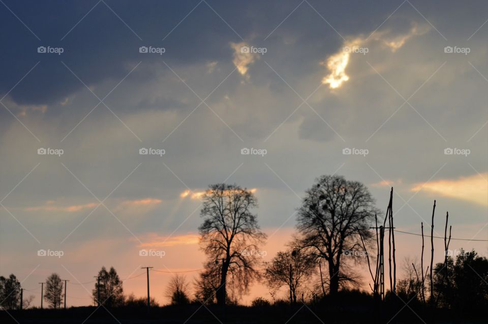 Storm clouds