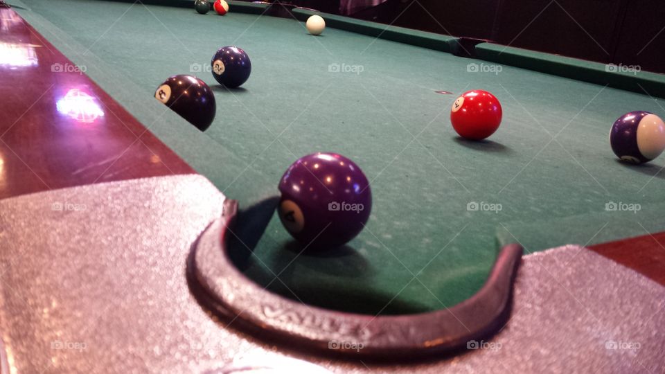 pool. balls