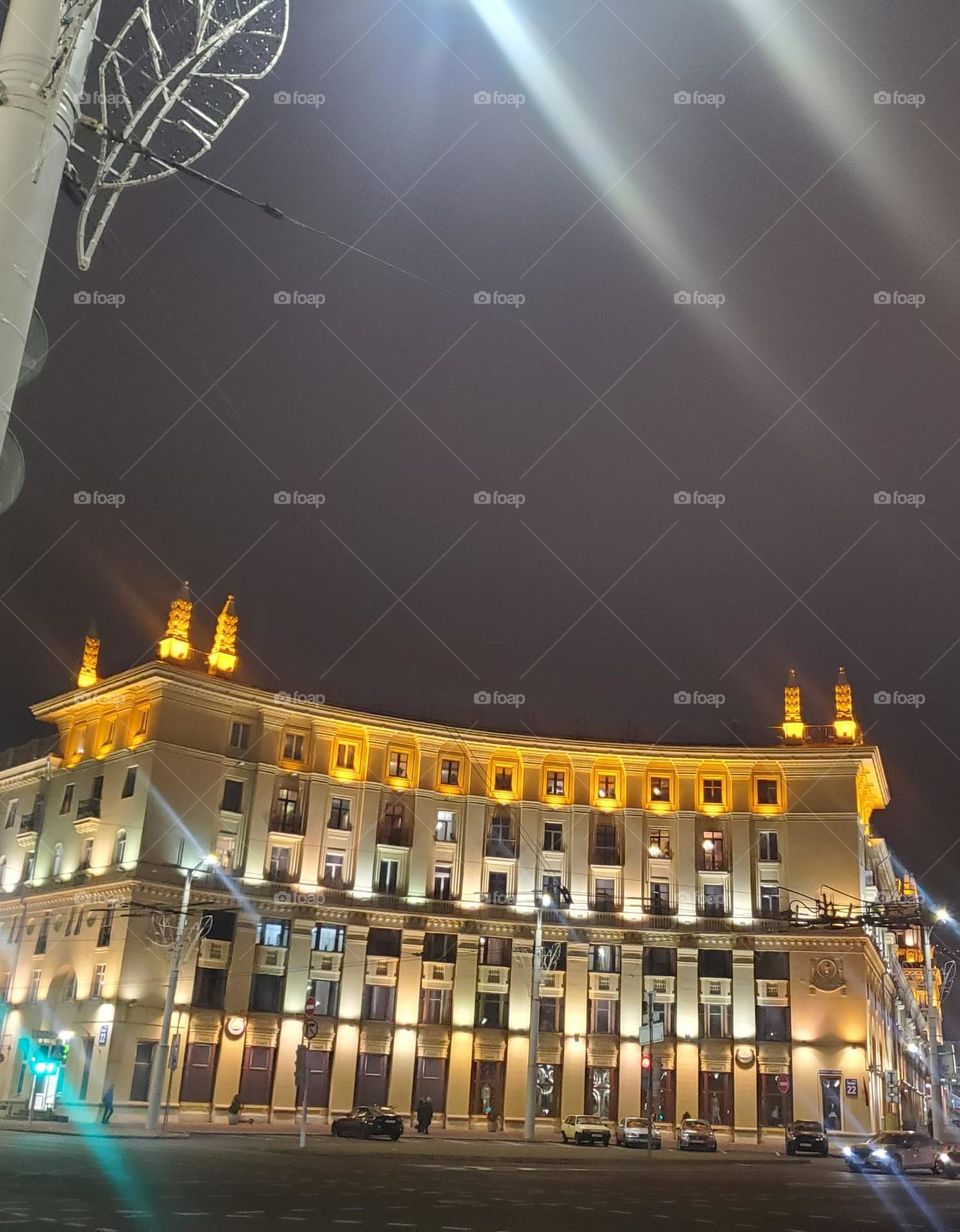 Beautiful building in Minsk