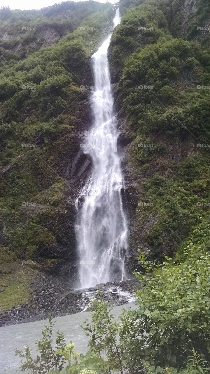 Bridal Falls , Alaska