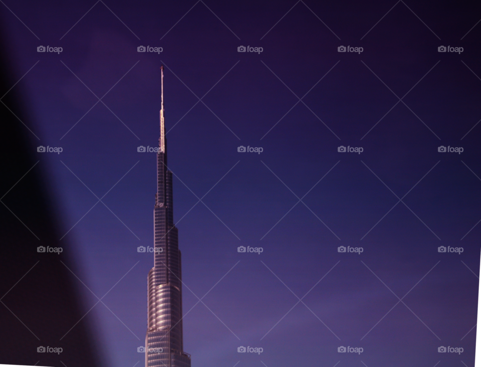 At the Top of Burj Khaleefa, Dubai - Tallest building in the world