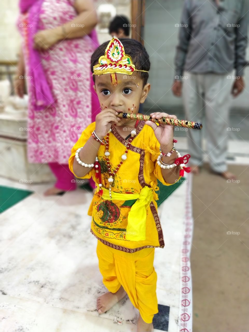 Lord Krishna with flute