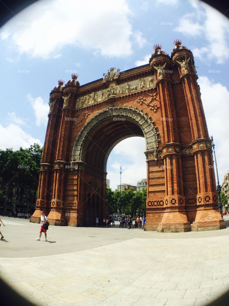 Triumphal Arch in Barcelona 