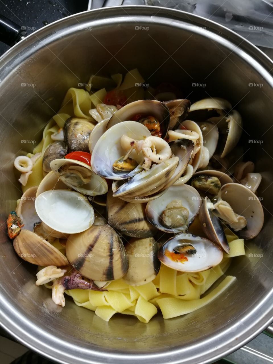 Sea food pasta