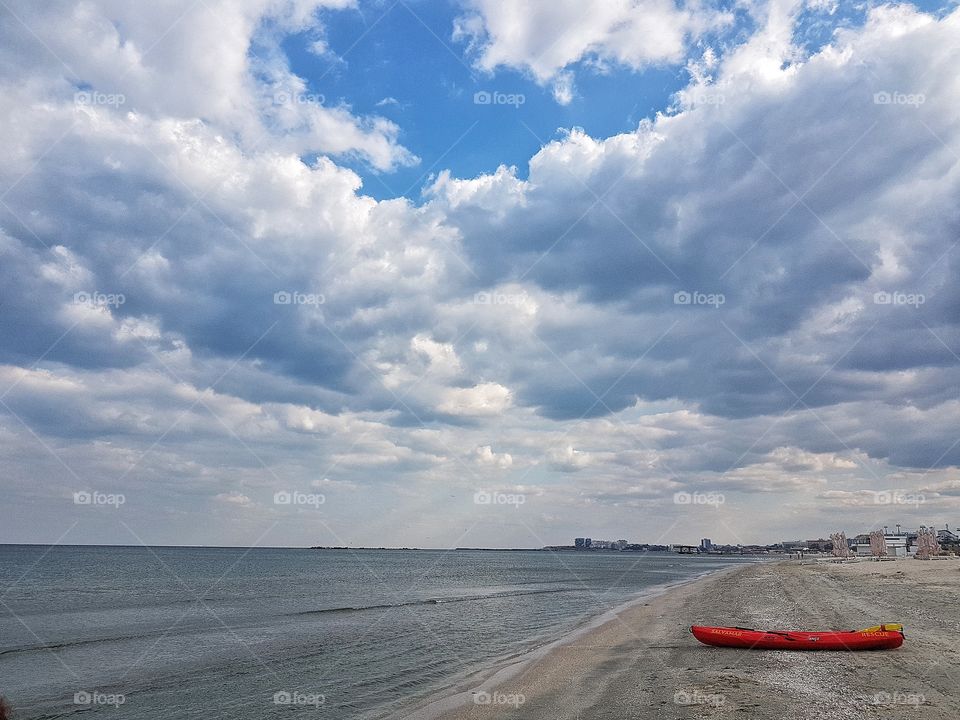 Boat on the shore.