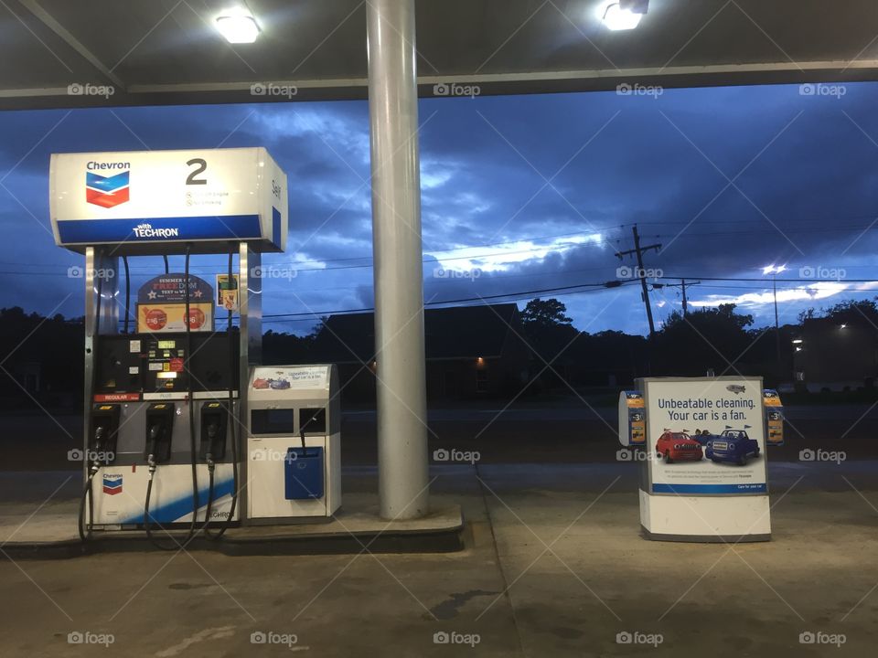 right before a large storm hit