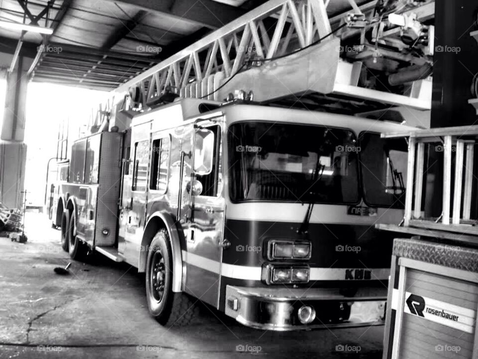 Fire truck in the Bahamas 