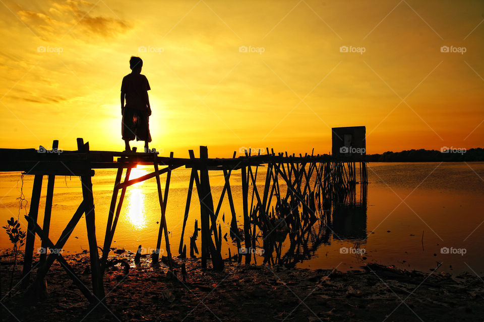 sunset bridge