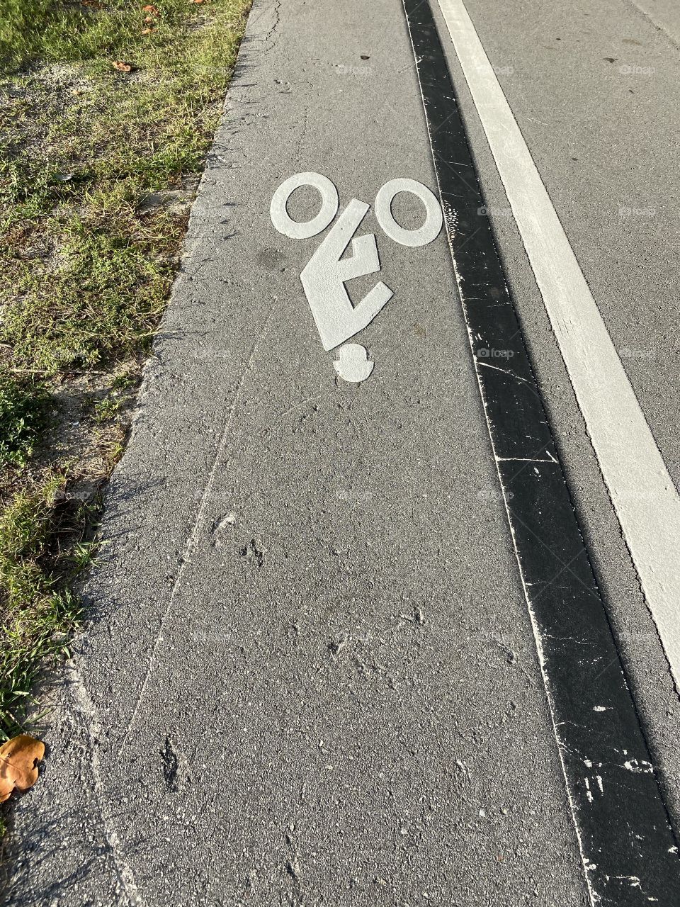 BIKE LANE ON THE SIDE OF THE ROAD 🚲