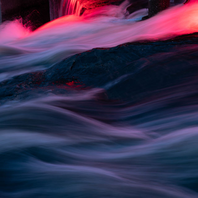 Colourful waves
